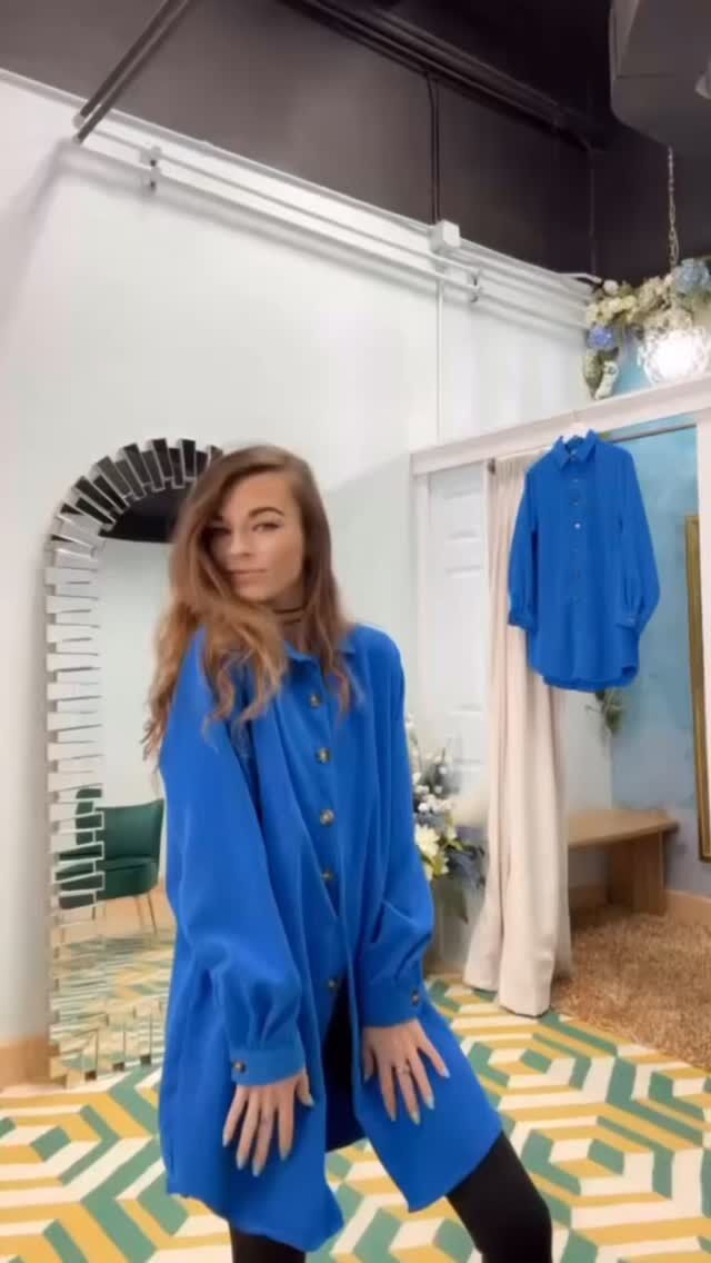 Corduroy, but make it bold ✨
Our royal blue shirt dress is the perfect blend of comfort and statement style. Easy to dress up, easy to throw on, and guaranteed to turn heads.

Size M,S available! 
-Wearing size L 🤭💙✨ 

Open until 5 today! 

#roselynsonfirst  #downtownhickory #smallbusiness #boutique #boutiquehubmember